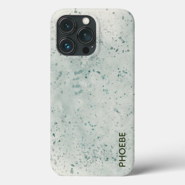 Coques Case-Mate iPhone Boitier téléphonique Sage Green Watercolor (Verso)