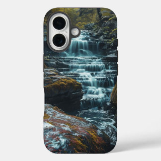 Coque Pour iPhone 16 Boîtier téléphonique Serene Waterfall - Inspiré pa