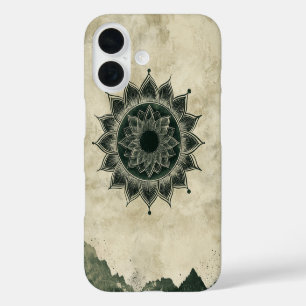 Coque Pour iPhone 16 Boitier téléphonique Sun Mandala Roots