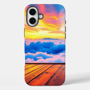 Coque Pour iPhone 16 Plus Boîtier téléphonique Sunset Nuages