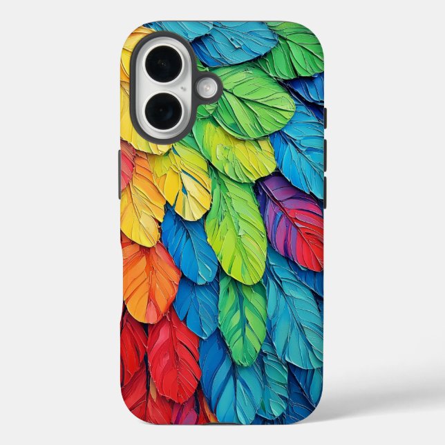 Coques Case-Mate iPhone Boîtier téléphonique Vibrant Parrot Wings (Verso)