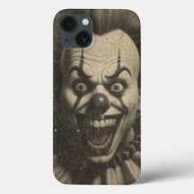 Boîtier téléphonique vintage clown iPhone 13