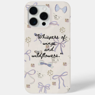 Coque Case-Mate iPhone Boîtier téléphonique vintage Floral Papillon
