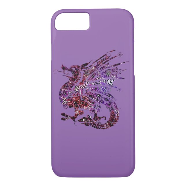 Coques Case-Mate iPhone Boîtier téléphonique violet Dragon (Dos)