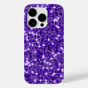 Coque Case-Mate iPhone Boîtier téléphonique Violet Sequins