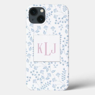 Case-Mate iPhone Case Boîtier téléphonique Xtreme, Flore Bleue