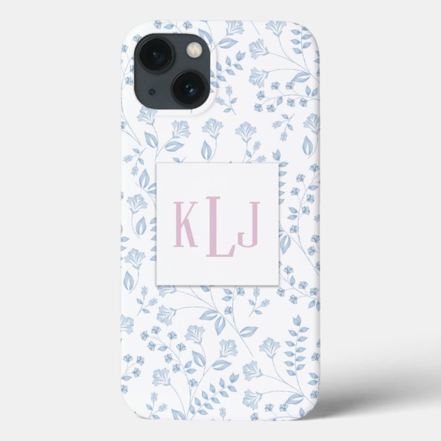 Coques Case-Mate iPhone Boîtier téléphonique Xtreme, Flore Bleue (Verso)