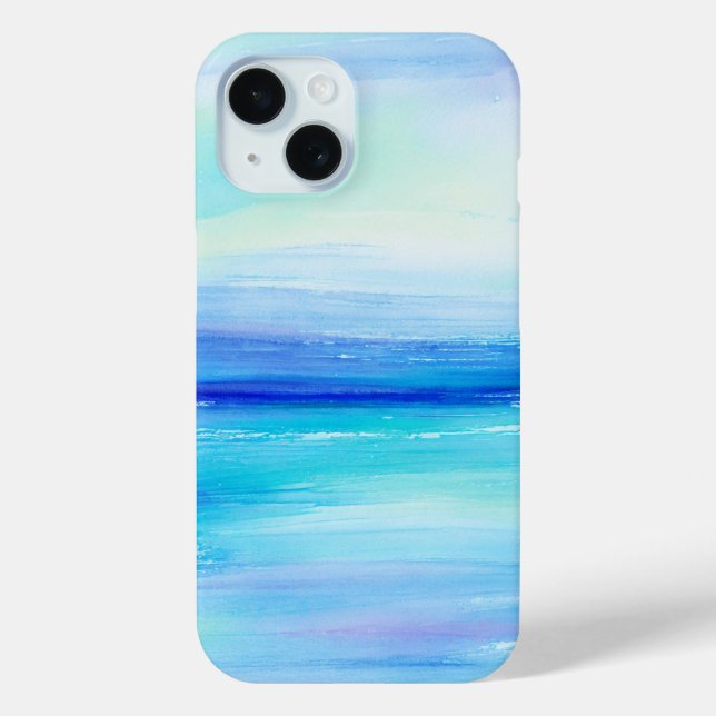 Coques Case-Mate iPhone Boîtier Watercolor Sea & Sky Phone (Verso)