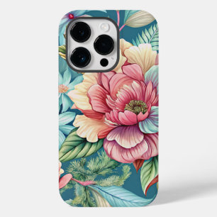 Coque Case-Mate iPhone Boîtiers colorés floraux pour iphone 14 Pro 