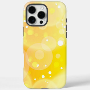 Coque iPhone 16 Pro Max Bokeh jaune (tous les téléphones)
