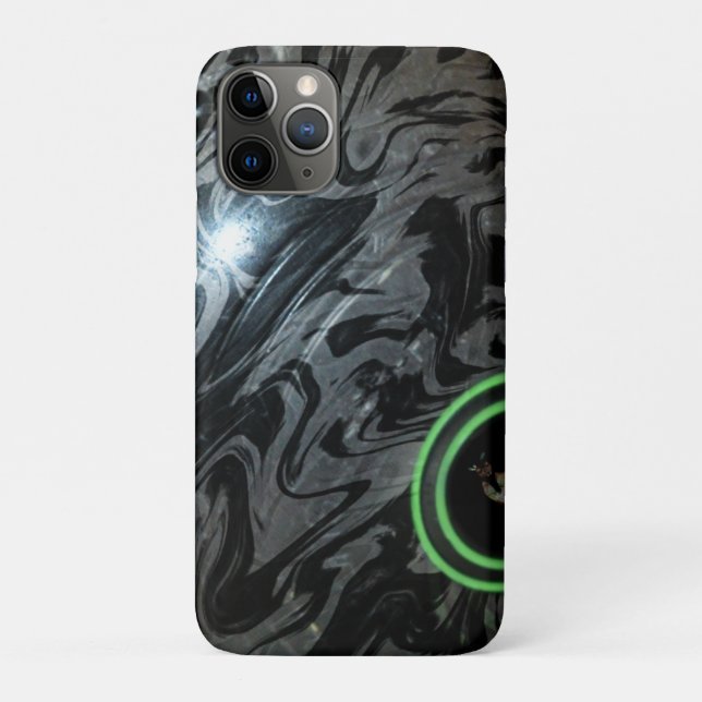 Coques Case-Mate iPhone Bol De Pelouse Noir Et Gris, (Dos)