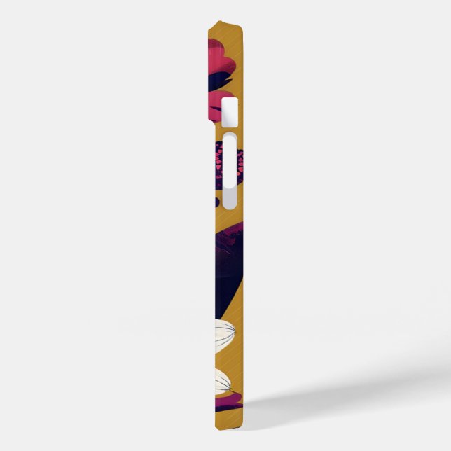 Coques Case-Mate iPhone Bold Abstract Floral Art Phone Case - Vibrant Mode (Verso / Gauche)