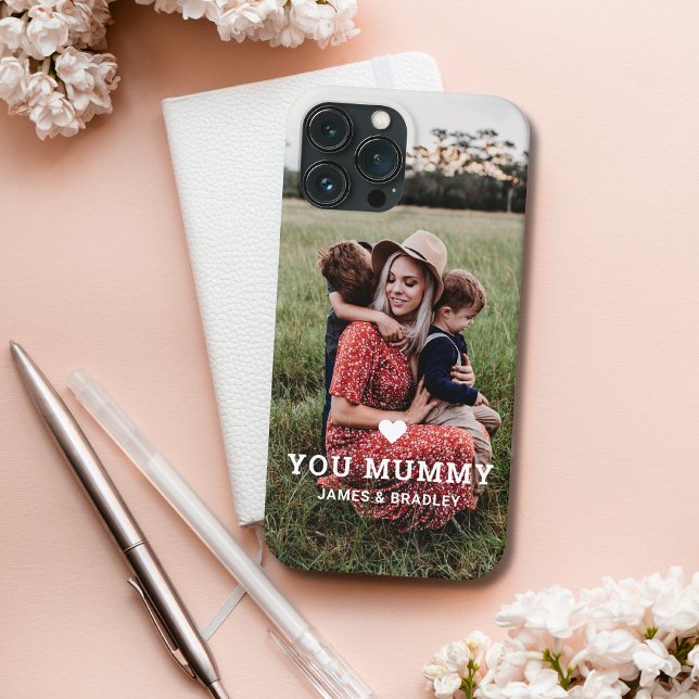 Coques Case-Mate iPhone BON COEUR VOUS AIME MUMMMY Fête des Mères Photo (Créateur téléchargé)