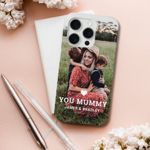 Coque Case-Mate iPhone BON COEUR VOUS AIME MUMMMY Fête des Mères Photo