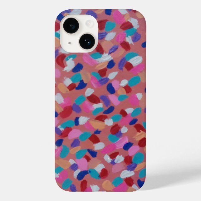 Coques Case-Mate iPhone Bonbon en coton rose (Verso)