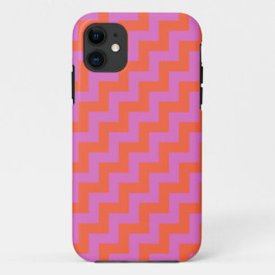 Etui iPhone Case-Mate Bonbons Rose, Lumineux Chevrons Diagonaux Orange