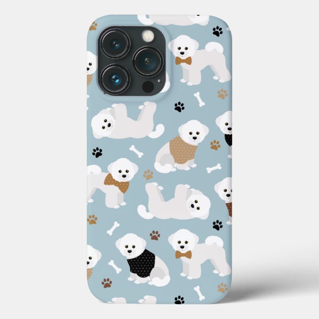 Coques Case-Mate iPhone Bones et pattes Bichon Frise (Verso)