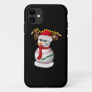 Case-Mate iPhone Case Bonhomme de neige de baseball décoré avec des snac