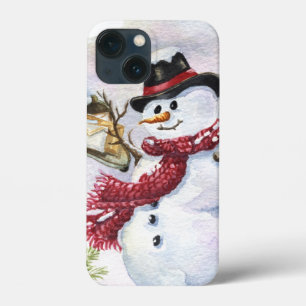 Case-Mate iPhone Case bonhomme de neige de Noël