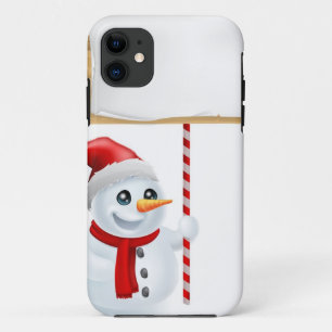 Case-Mate iPhone Case Bonhomme de neige et signe de Noël