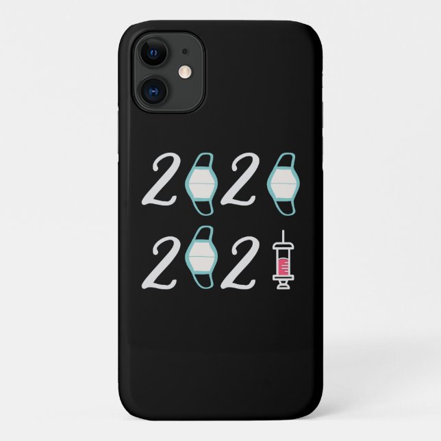 Coques Case-Mate iPhone Bonjour 2021 Adieu 2020 - C’est enfin terminé (Dos)
