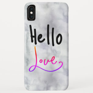 Case-Mate iPhone Case Bonjour Amour Drôle Typographie Marbre