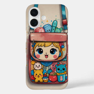 Coque Pour iPhone 16 Bonjour chaton