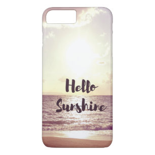 Coque Case-Mate iPhone "Bonjour citation de photo de soleil"
