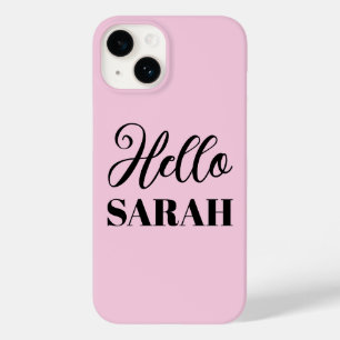 Coque Case-Mate iPhone Bonjour et votre nom