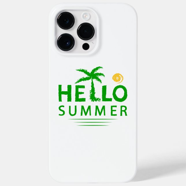 Coques Case-Mate iPhone Bonjour été (Verso)