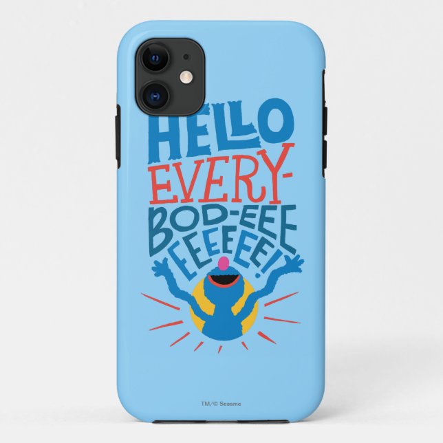 Coques Case-Mate iPhone Bonjour Grover (Dos)