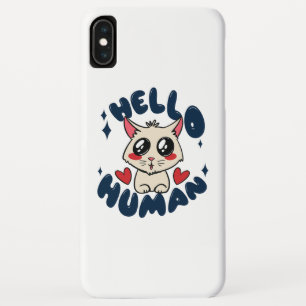 Case-Mate iPhone Case Bonjour humain Chat Mignon