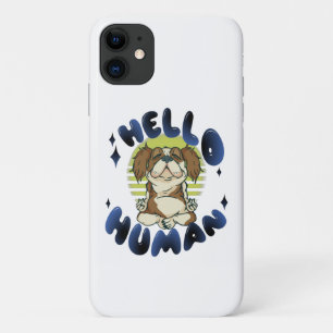 Case-Mate iPhone Case Bonjour humain Chien de yoga méditant