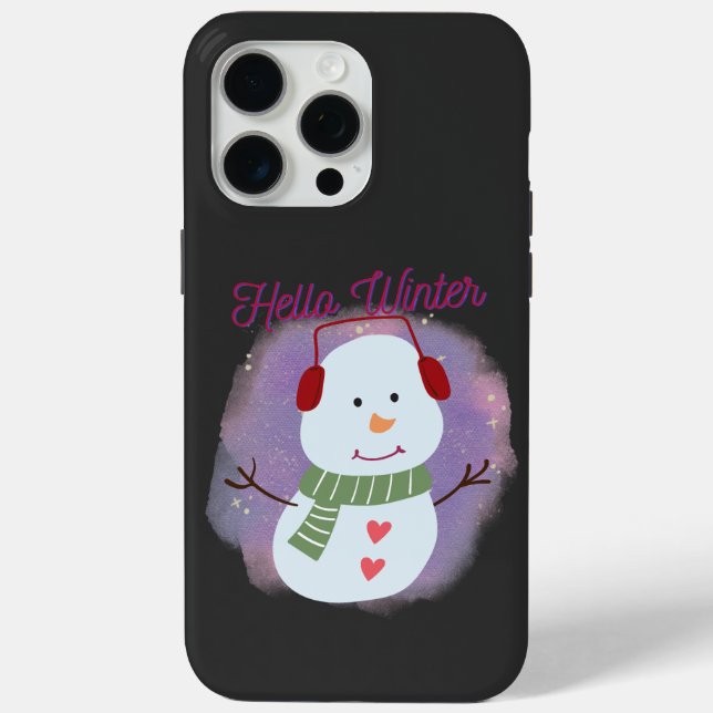 Coques Case-Mate iPhone bonjour l'hiver (Verso)