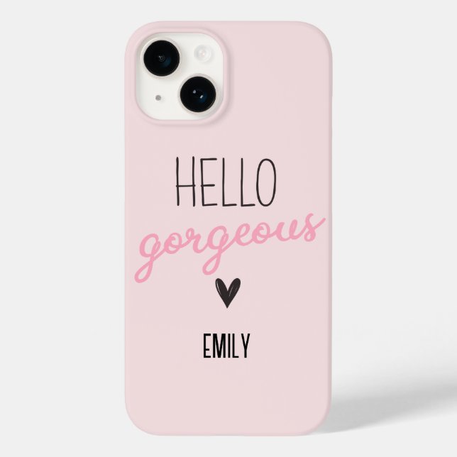 Coques Case-Mate iPhone Bonjour magnifique mignonne (Verso)