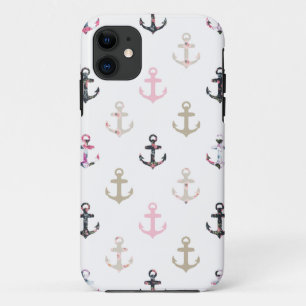 Coque iPhone 11 Bonjour marin ! Rétros Ancres nautiques Girly