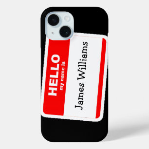 Coque Case-Mate iPhone Bonjour Mon Nom Est Sticker