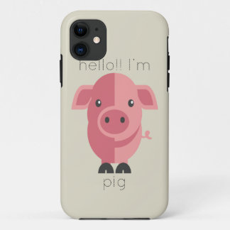 Coques Pour iPhone Bonjour porc Im