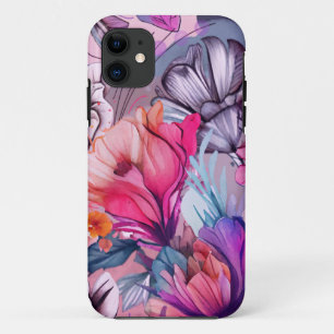 Case-Mate iPhone Case Bonjour Printemps Heure du bonheur, rose floral