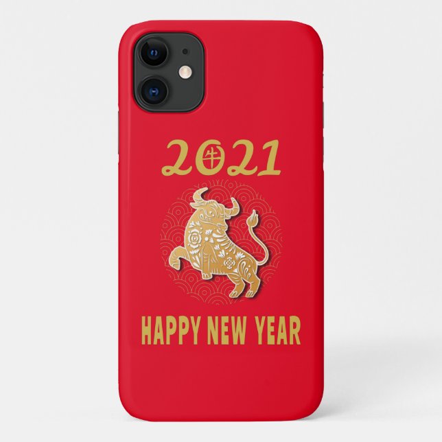 Coques Case-Mate iPhone Bonne année chinoise 2021 (Dos)
