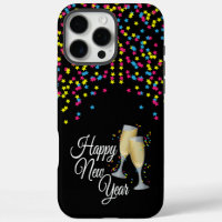 Bonne année Confetti Champagne Lunettes