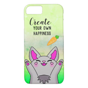 Case-Mate iPhone Case Bonne Bunny mignonne Carotte Motivation positive