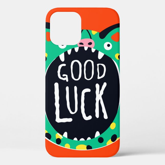 Coques Case-Mate iPhone Bonne chance au porc Abstrait (Verso)