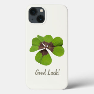 Case-Mate iPhone Case Bonne chance Lucky Charm 4 feuilles de trèfle Cad