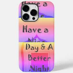 Coque Case-Mate iPhone Bonne journée et une meilleure nuit avec gratitude