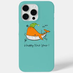 Coque Case-Mate iPhone bonne nouvelle année - amoureux des baleines
