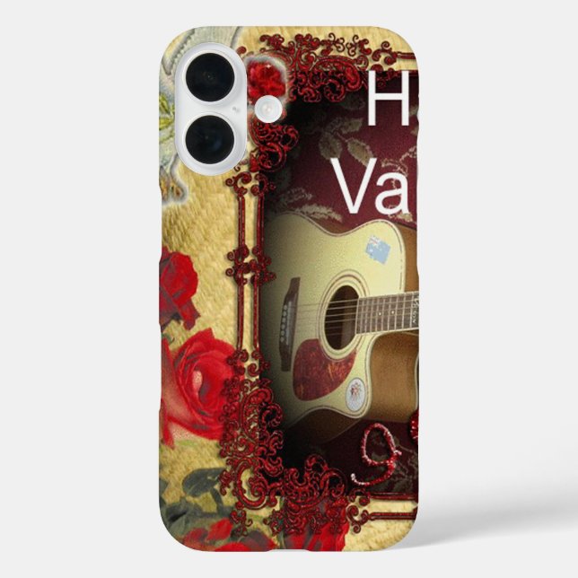 Coques Case-Mate iPhone Bonne Saint Valentin Tunes dans mon coeur (Verso)