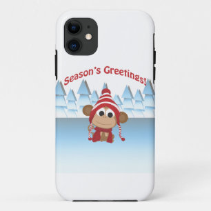 Etui iPhone Case-Mate BONNES FÊTES ! Singe