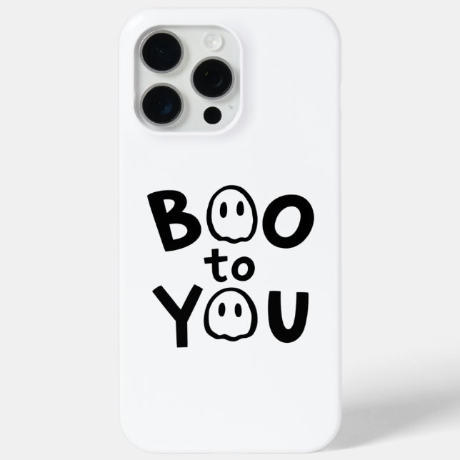 Coques Case-Mate iPhone Boo à toi joli fantôme Halloween iPhone 15 Pro Max (Verso)