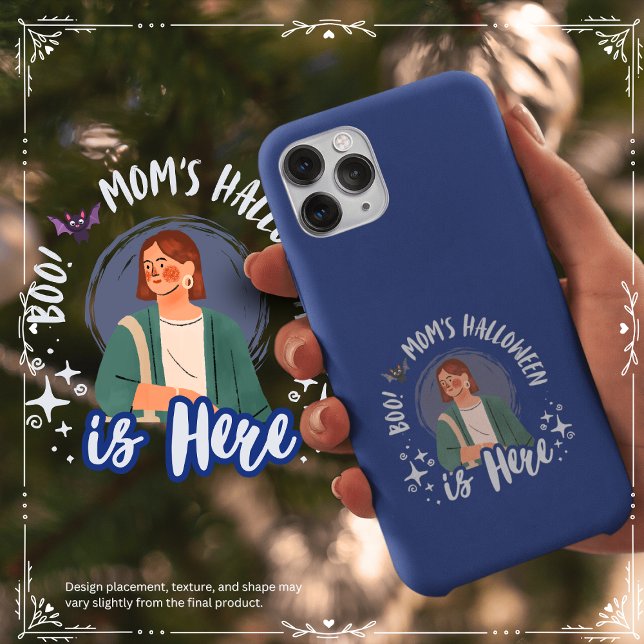 Coques Case-Mate iPhone Boo ! L'Halloween de maman est ici (Boo! Mom's Halloween is Here Cover from The Beekeeper Store)